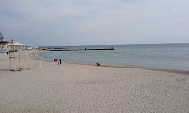 On The Shore of The Black Sea in Arcadia Odessa Ukraine