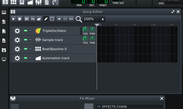 LMMS Digital Audio Workstation Software For Linux OS