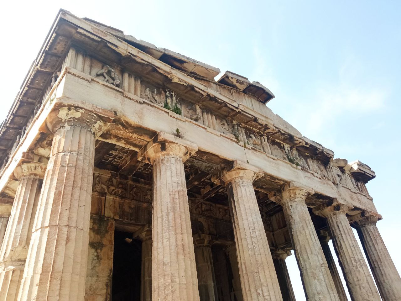 Temple of Hephaestus in the Ancient Agora of Athens