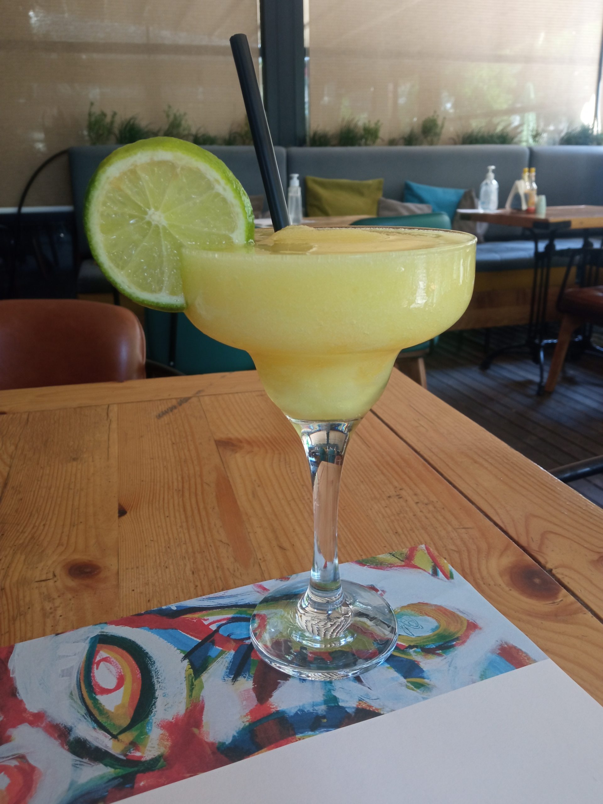 Mango Margaritas at Amigos in Skopje, North Macedonia