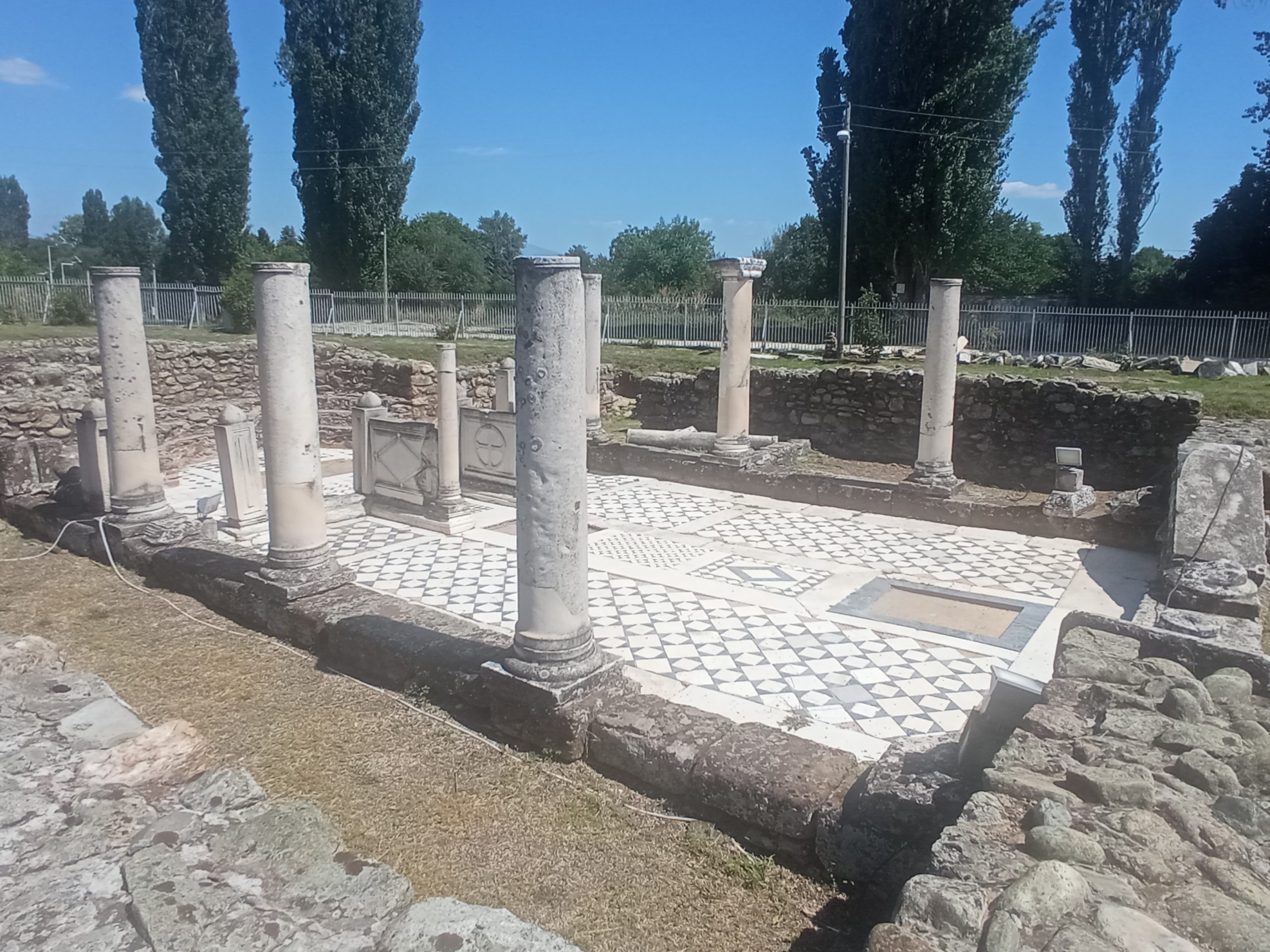 Ruins of Heraclea Lycentis near Bitola, North Macedonia