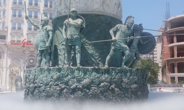 The Many Statues in the City of Skopje, North Macedonia