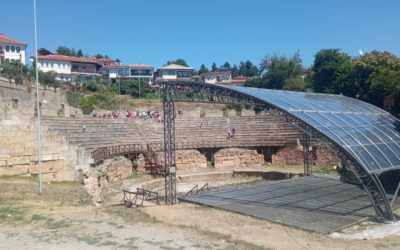 Ancient Macedonian Theatre of Ohrid in North Macedonia